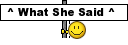 she said